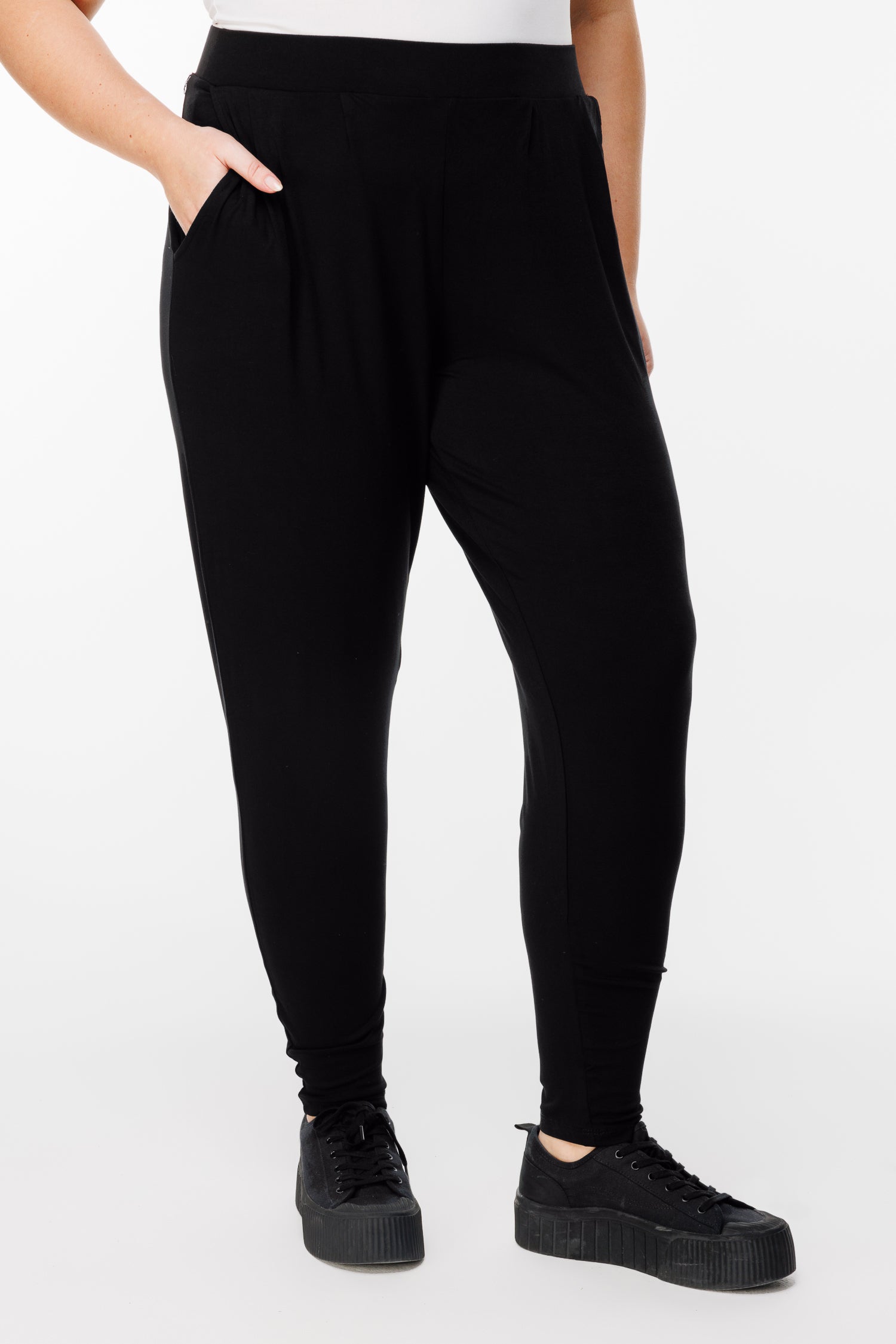 Çift Pile Detaylı Esnek Jogger