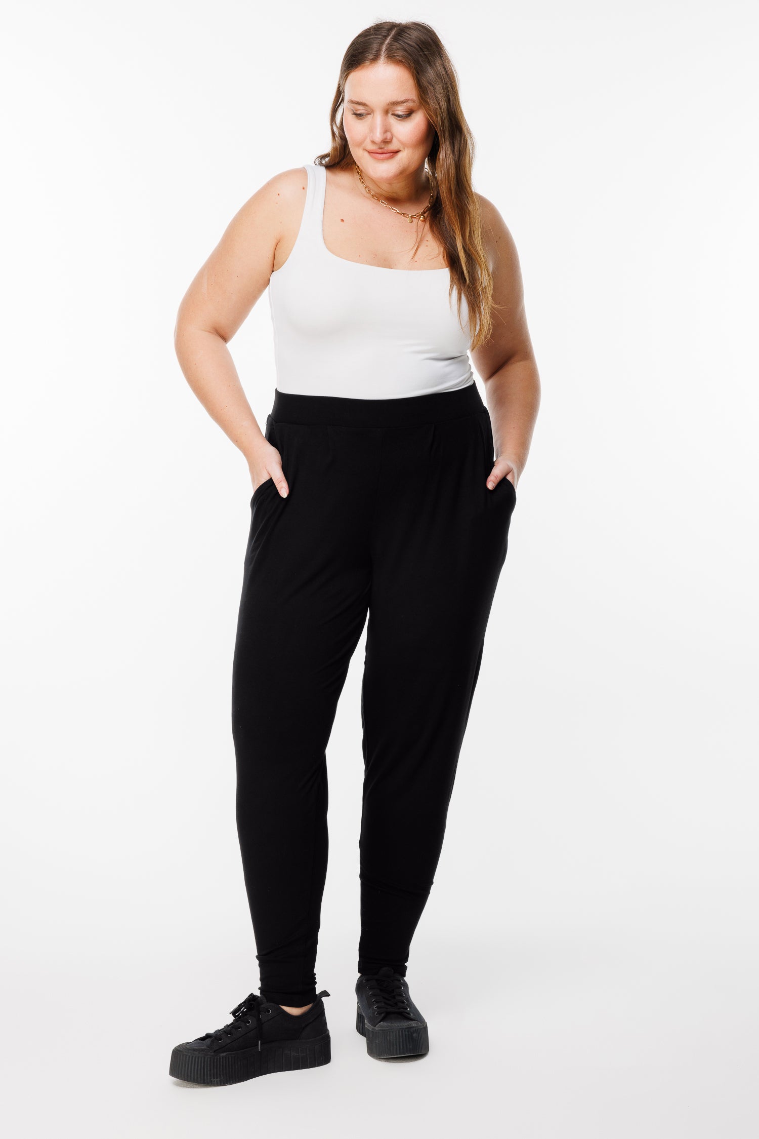 Çift Pile Detaylı Esnek Jogger