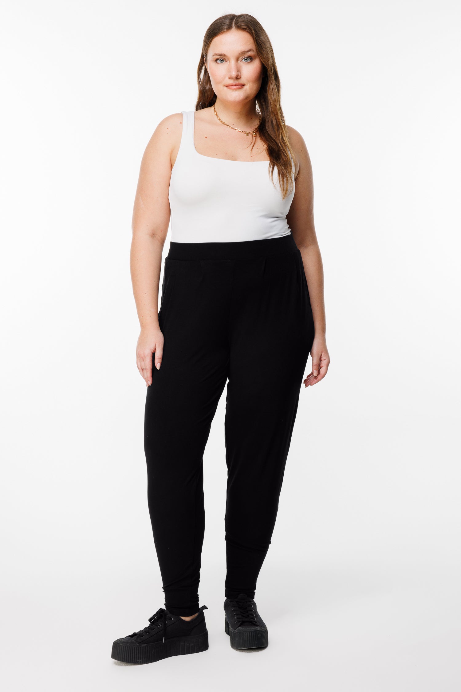Çift Pile Detaylı Esnek Jogger