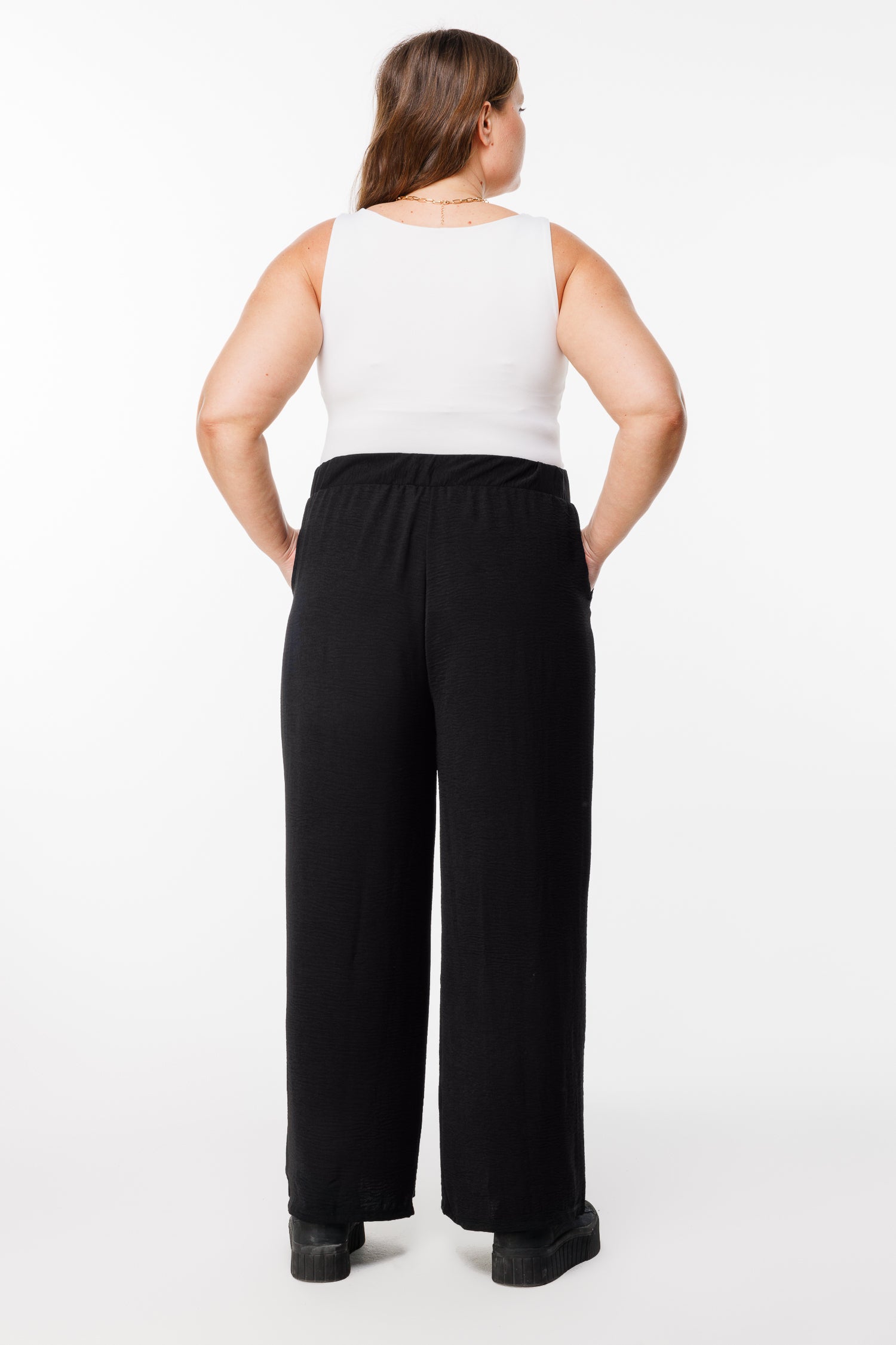 Geniş Paça Esnek Yoga Pantolonu