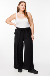 Geniş Paça Esnek Yoga Pantolonu