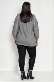 İnci Detaylı Sweatshirt