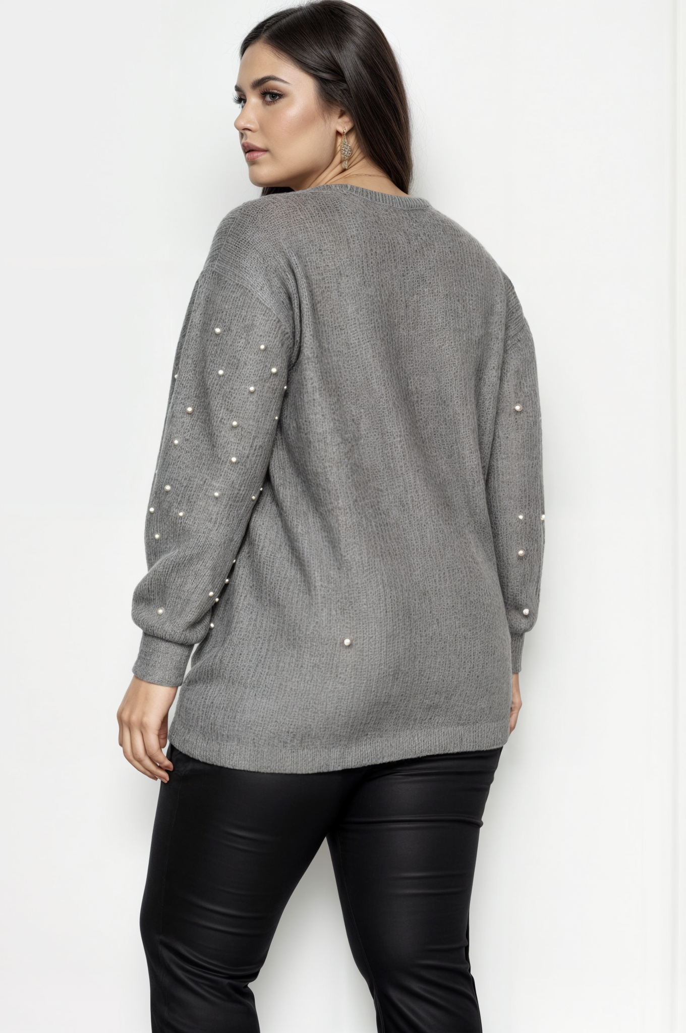 İnci Detaylı Sweatshirt